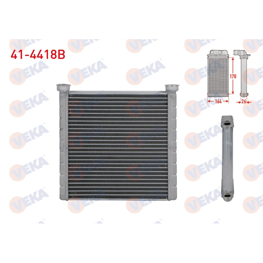 KALORIFER RADYATORU BRAZING (4.5mm fin) VOLKSWAGEN CRAFTER 2.0 TDI 2018-