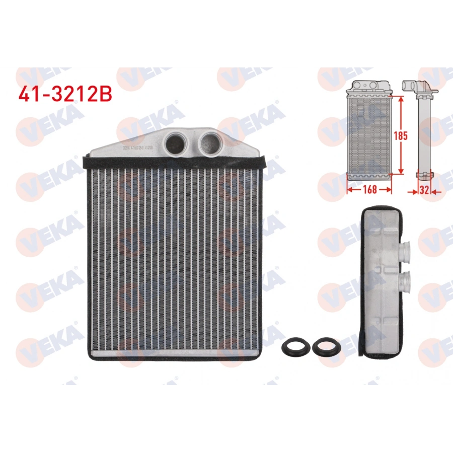 KALORIFER RADYATORU BRAZING AKSESUARLI OPEL VECTRA C 1.6 16v 2002-2008