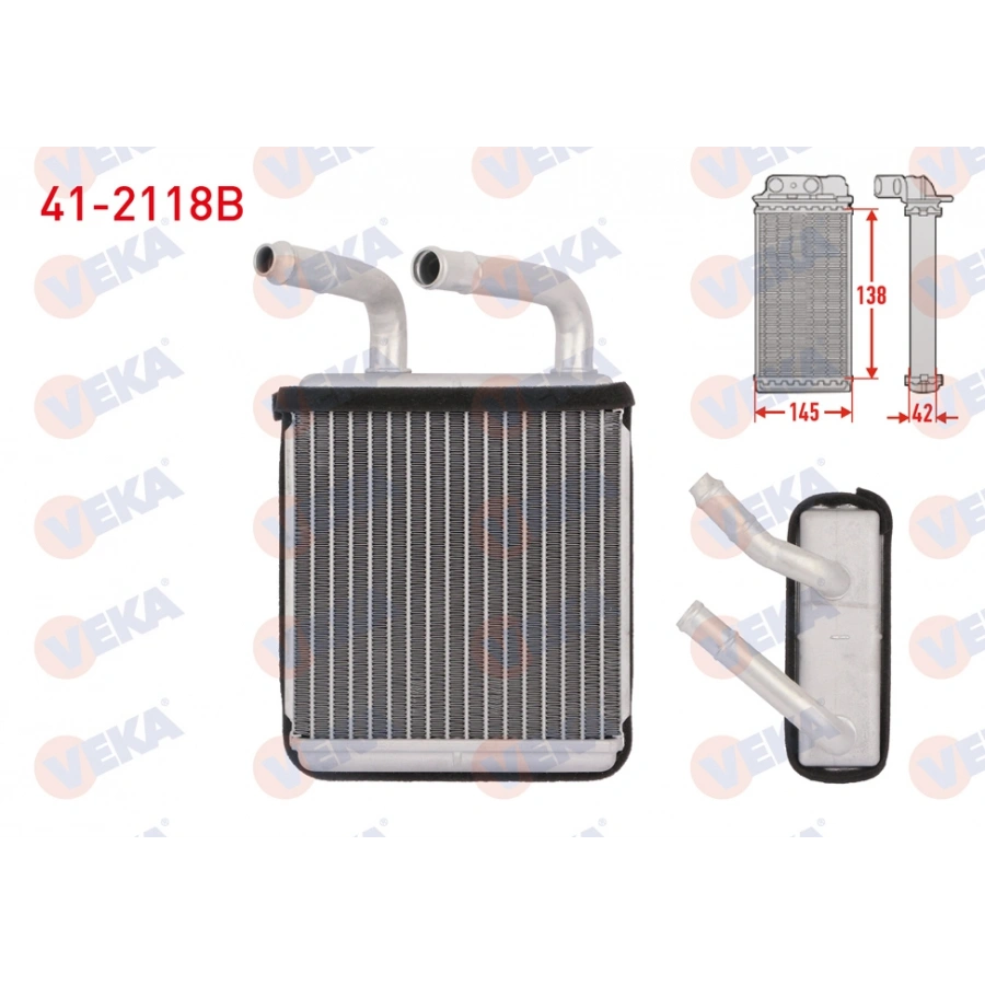 KALORIFER RADYATORU BRAZING ARKA HYUNDAI STAREX 2.5 TD 1997-2007