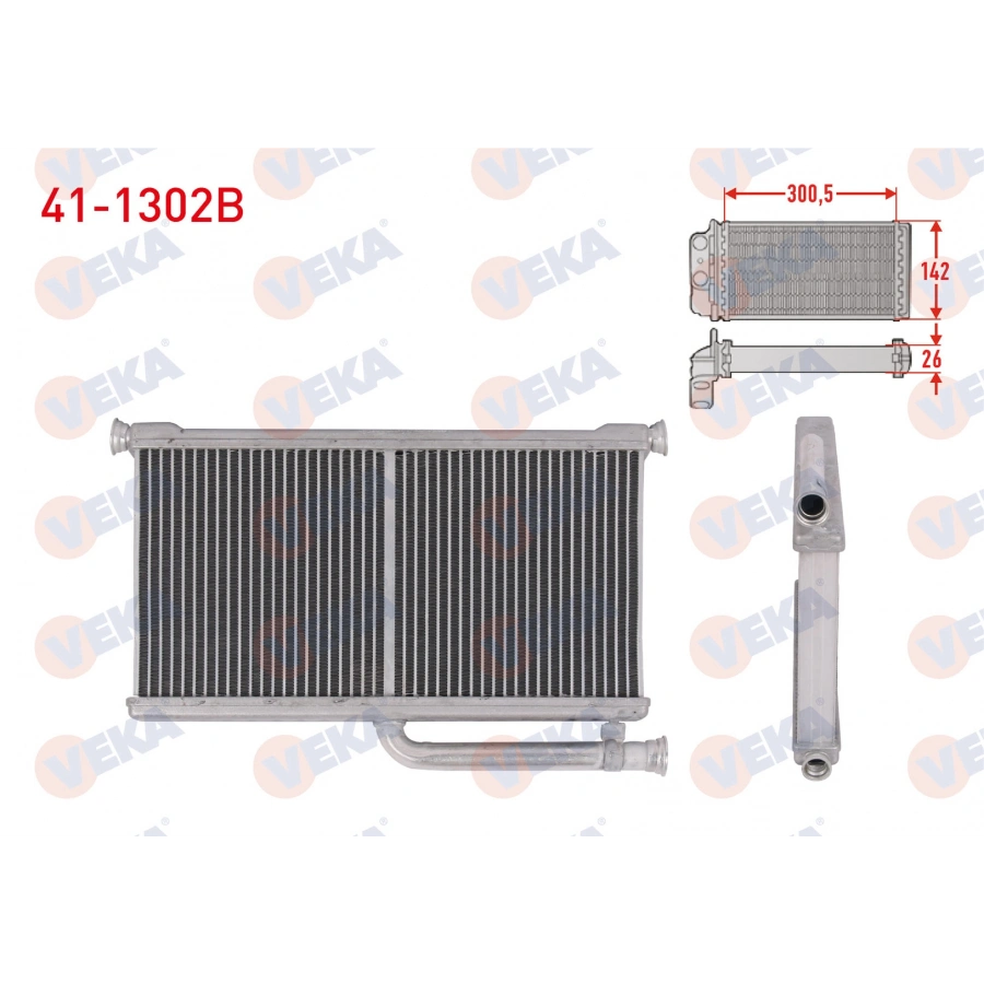 KALORIFER RADYATORU BRAZING AUDI A6 C6 (4F2) 2004-2011