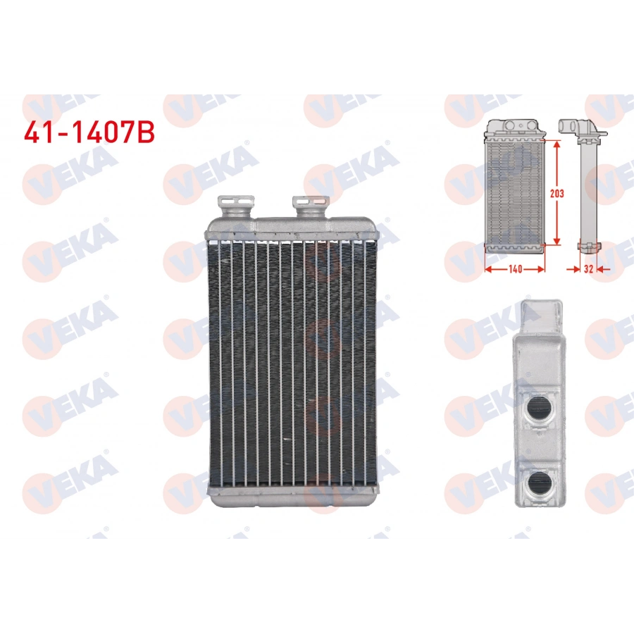KALORIFER RADYATORU BRAZING BMW KLIMASIZ 3 SERISI (E46) 316i - 318i - 320D - 320i - 328i - 330i 1998-2005