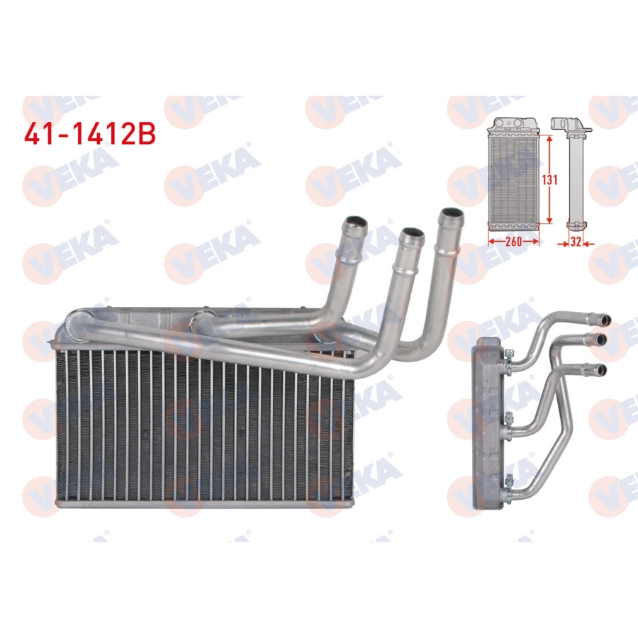 KALORIFER RADYATORU BRAZING BMW X5 (E70) 3.0 D - 3.0 SD - 3.5 XD - 4.0 D 2007-2012/ X5 (F15) 2.5 D XDRIVE - 3.0 D XDRIVE 12-/ X6 (E71,E72) 3.0 D - 3.5 D - 4.0 D 08-/ X6 (F16,F86) 3.0 D - 4.0 D 14-