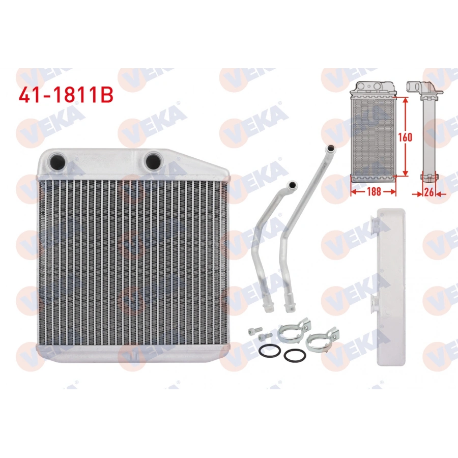 KALORIFER RADYATORU BRAZING BORULU FIAT LINEA (323) 1.3 MJT 2007-