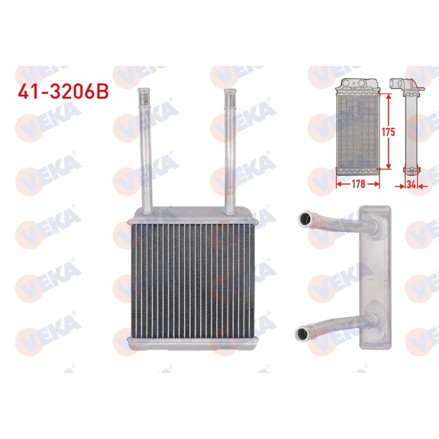 KALORIFER RADYATORU BRAZING BORULU OPEL VECTRA A 1.4 1988-1995