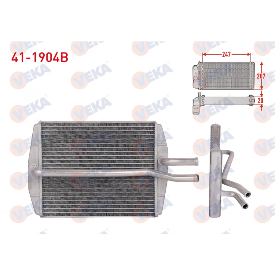 KALORIFER RADYATORU BRAZING FORD FIESTA 1.4 EFI 1996-2002