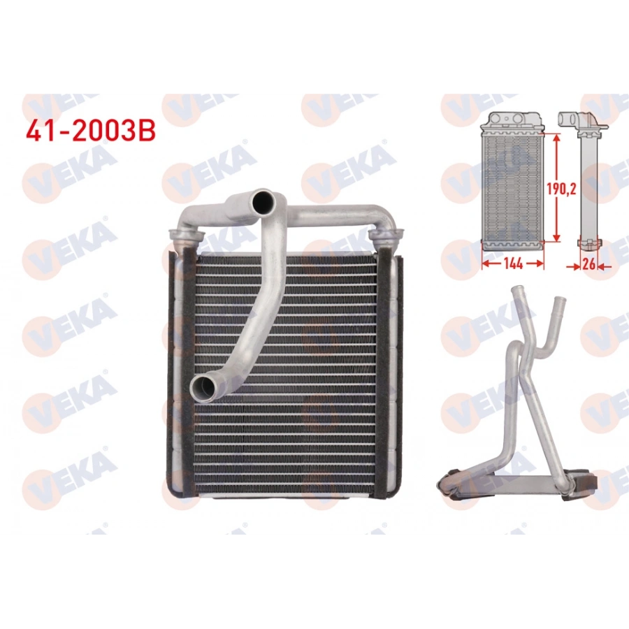 KALORIFER RADYATORU BRAZING HONDA JAZZ II (GD) 1.4i 2002-2008