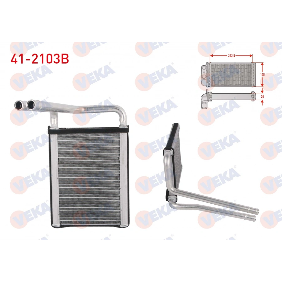 KALORIFER RADYATORU BRAZING HYUNDAI ACCENT ERA 1.5 CRDI 2006-2012