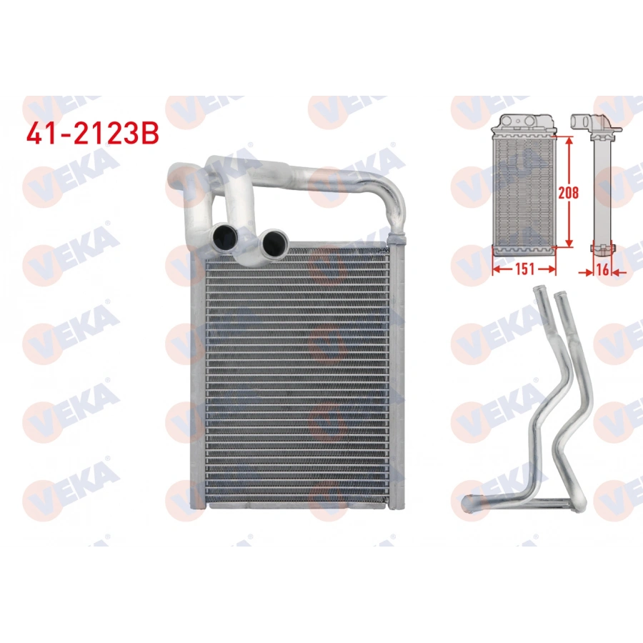 KALORIFER RADYATORU BRAZING HYUNDAI ELANTRA (HD) 1.6 CRDI 2007-2011