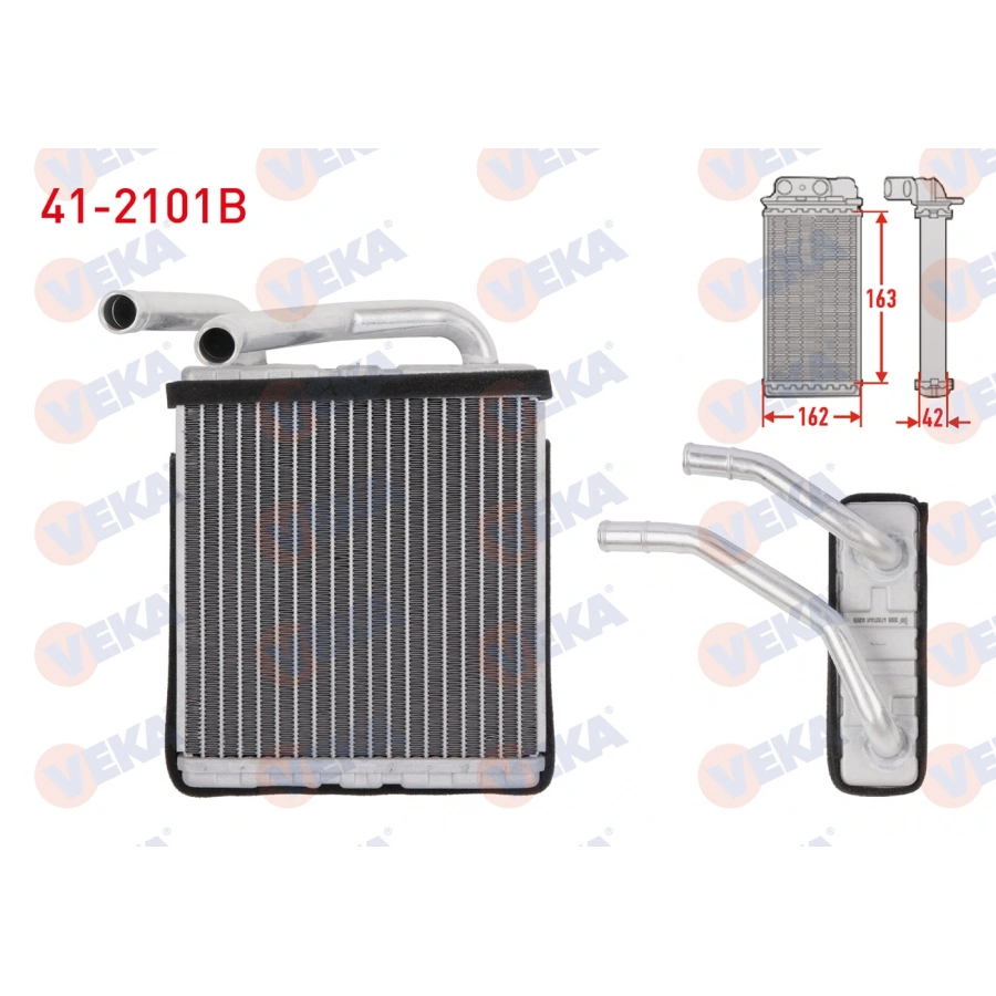 KALORIFER RADYATORU BRAZING HYUNDAI H100 2.5 D MINIBUS 1993-2004