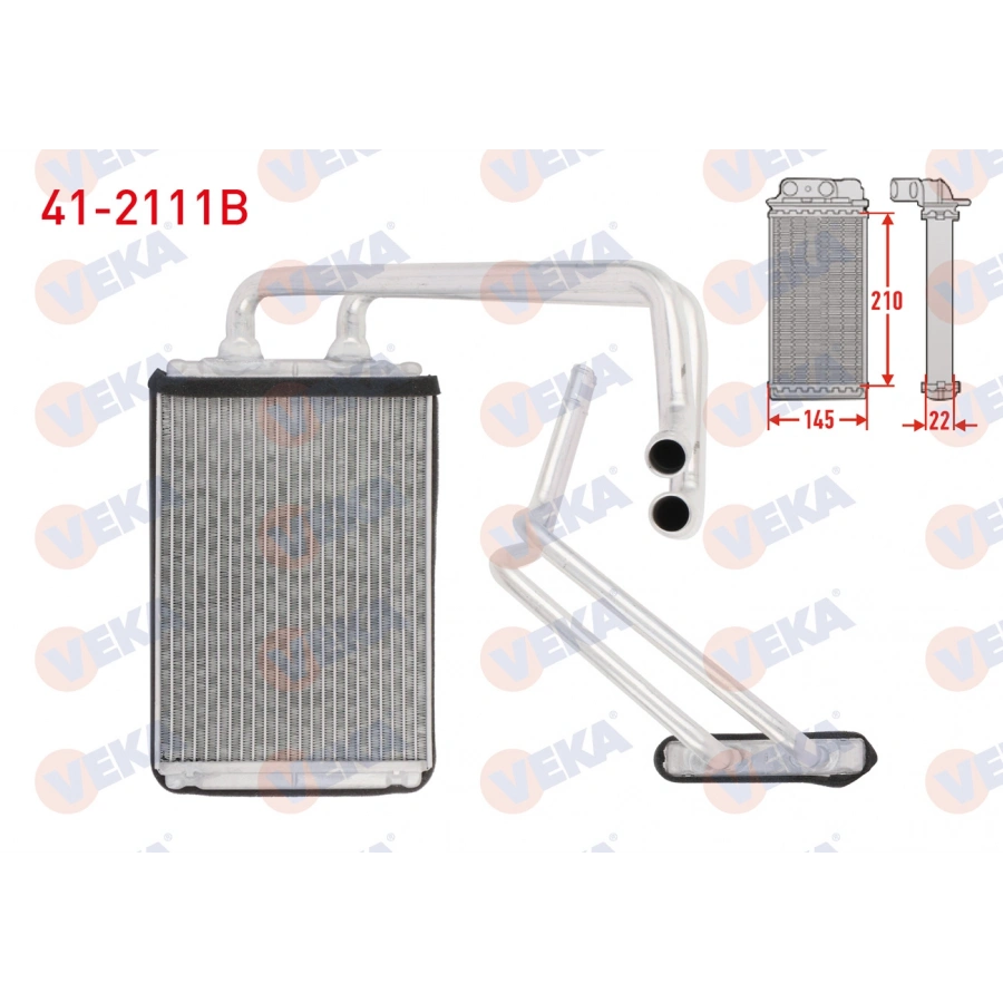 KALORIFER RADYATORU BRAZING HYUNDAI SONATA IV 2.0i 1998-2004