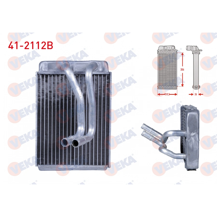 KALORIFER RADYATORU BRAZING HYUNDAI SONATA IV 2.0i 1998-2004