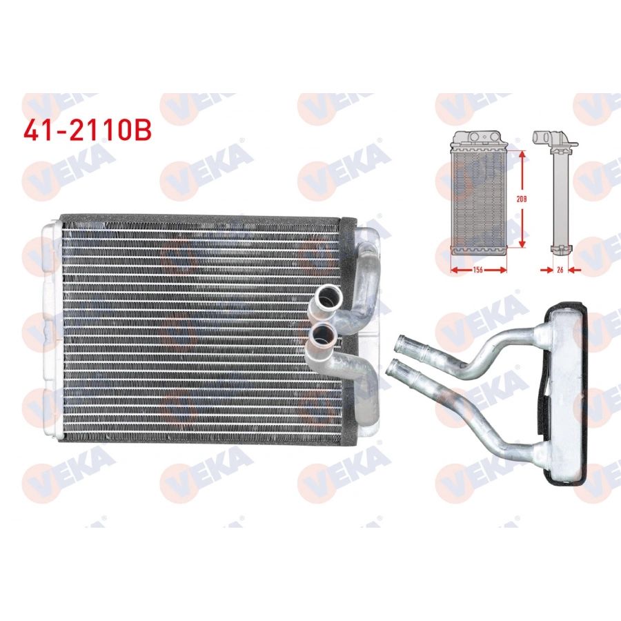 KALORIFER RADYATORU BRAZING INCE KAZAN HYUNDAI STAREX 2.5 CRDI 1997-2007