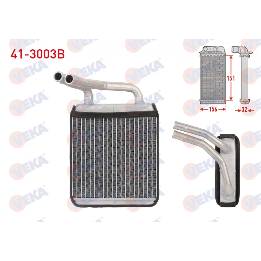 KALORIFER RADYATORU BRAZING INCE KAZAN MITSUBISHI L300 2.5D 2001-2009