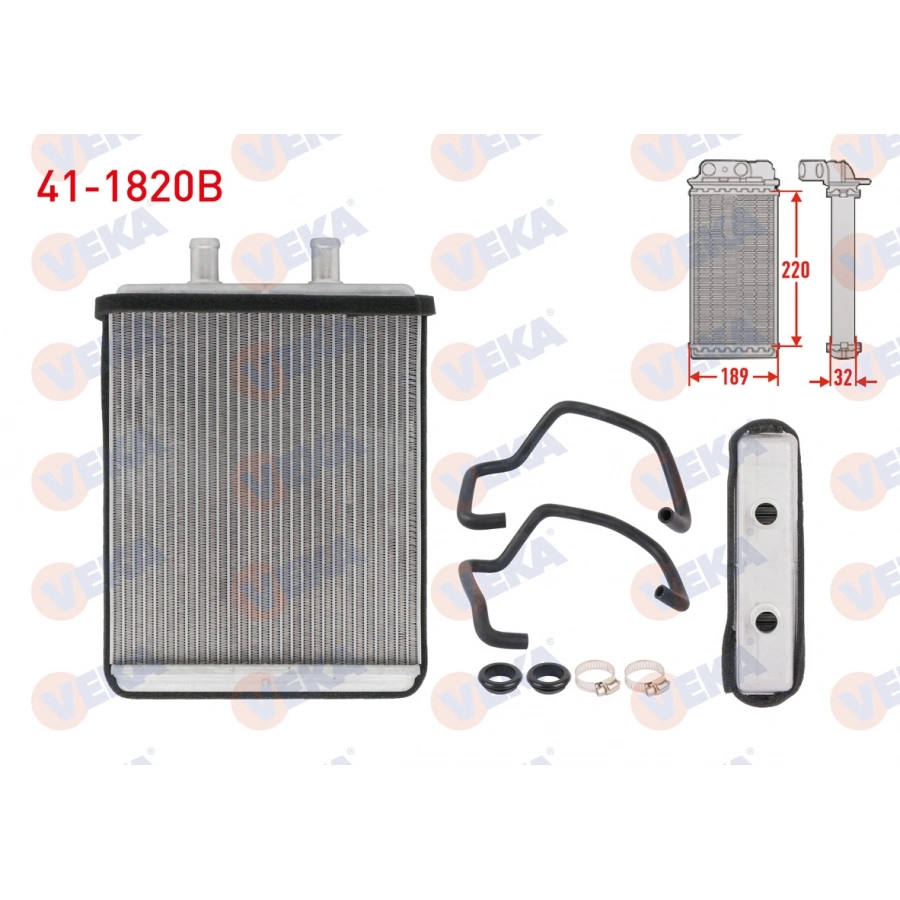 KALORIFER RADYATORU BRAZING IVECO DAILY IV, V 2006-2014