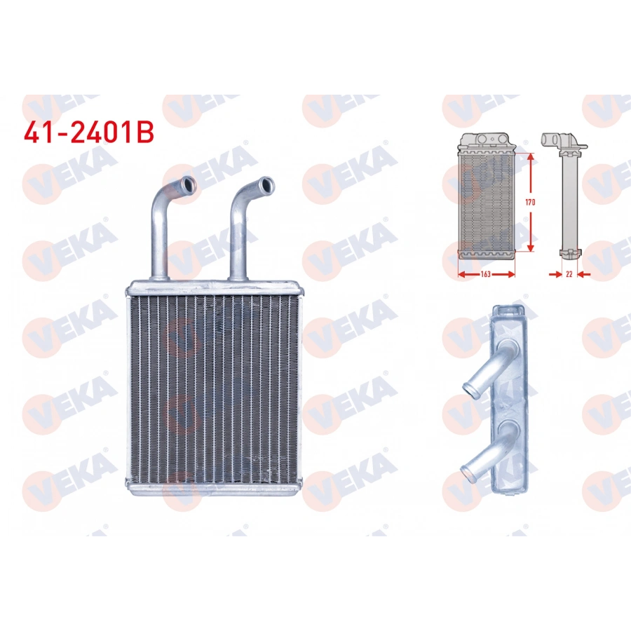 KALORIFER RADYATORU BRAZING KIA PREGIO (TB) 2.7 D 1997-2002