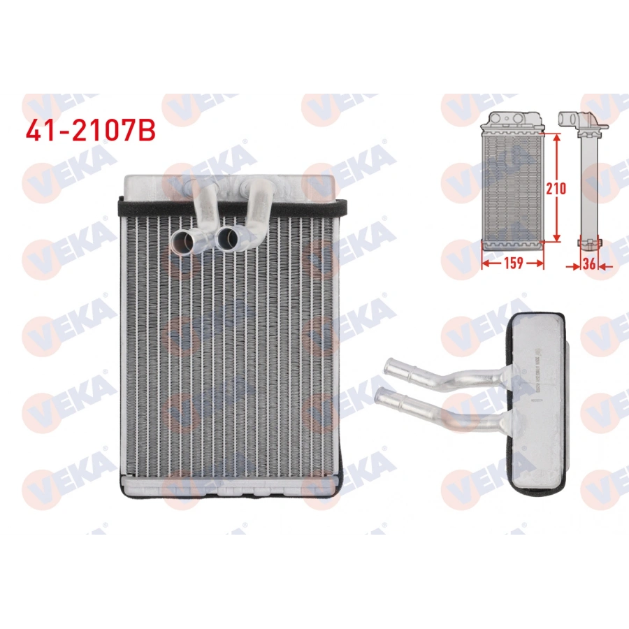 KALORIFER RADYATORU BRAZING ON HYUNDAI STAREX 2.5 TD 1997-2007