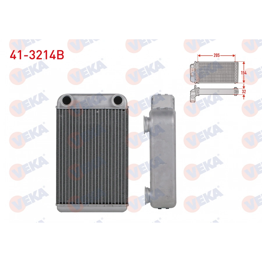 KALORIFER RADYATORU BRAZING OPEL ASTRA J 2009-2016 / ASTRA K 2015-