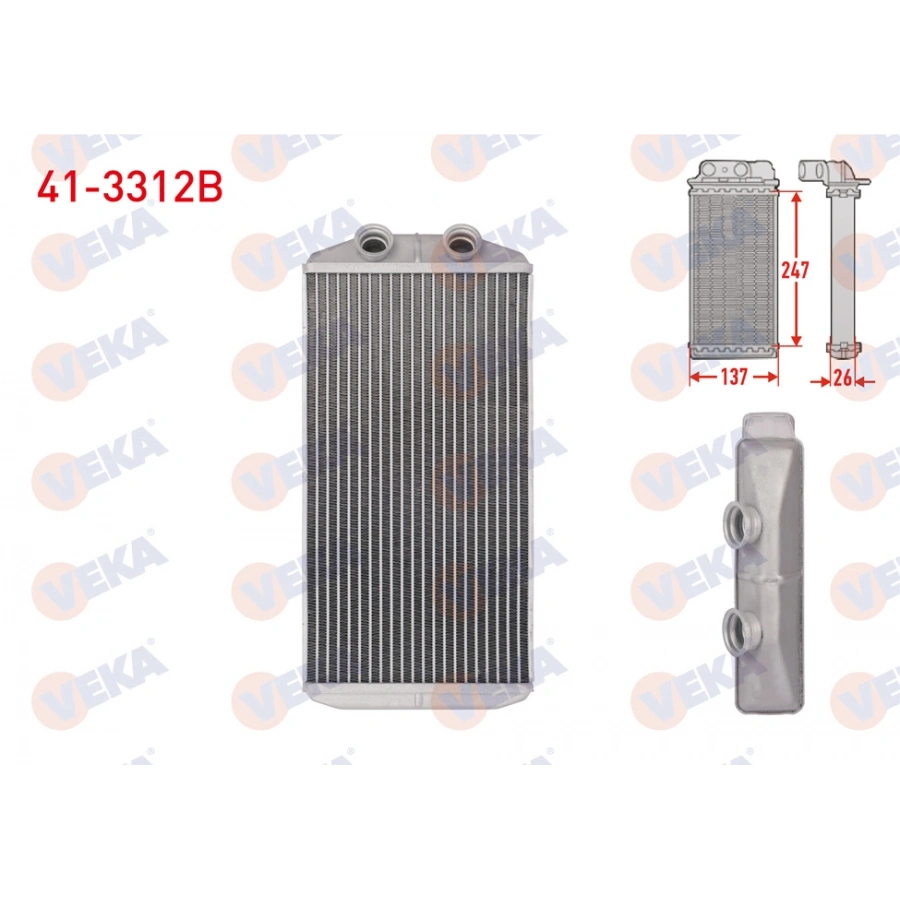 KALORIFER RADYATORU BRAZING PEUGEOT 301 1.6 HDI 2012-