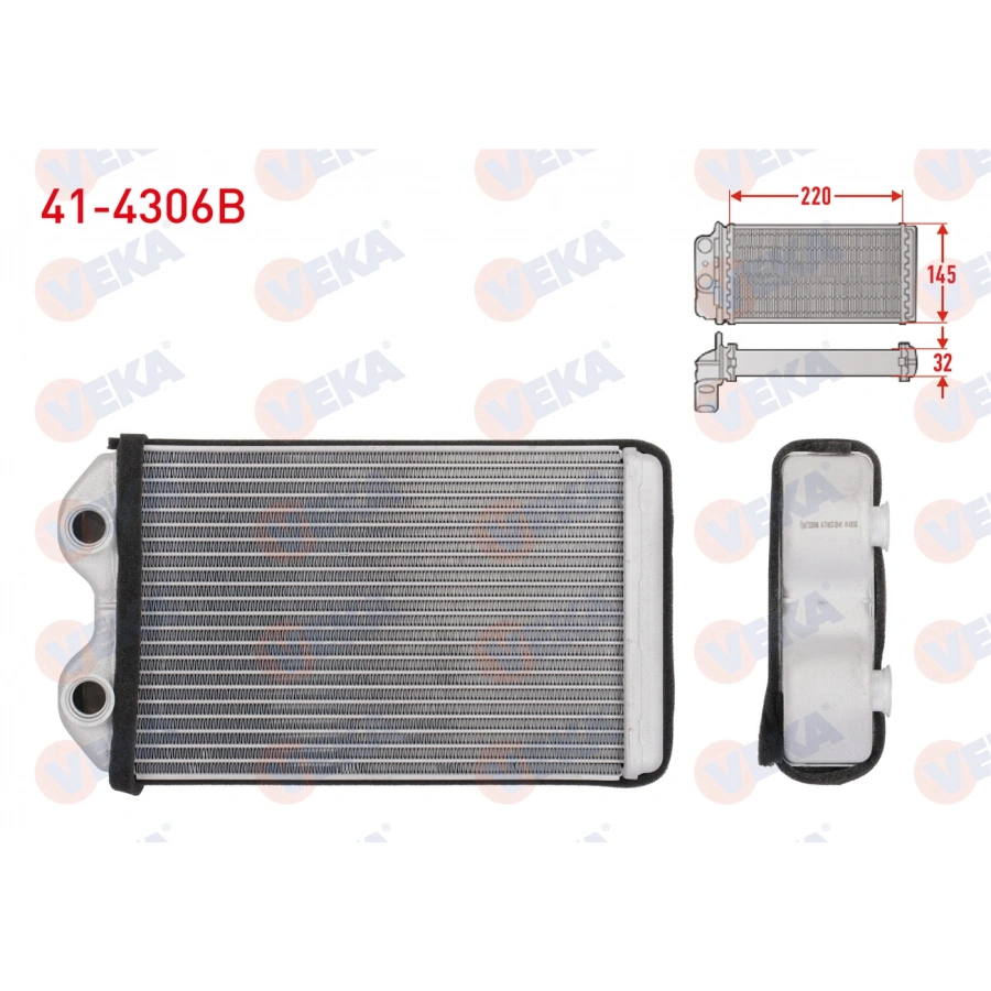 KALORIFER RADYATORU BRAZING TOYOTA HI-LUX (_N_) 2.4 D UZUN CIKIS 1983-2005