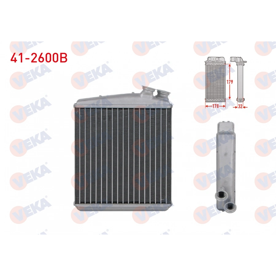 KALORIFER RADYATORU BRAZING VOLVO S60 II 1.5 T3 10-/ LAND ROVER EVOQUE 2.0 TD4 - 2.0 Si4 - 2.2 TD4 - 2.2 SD4 12-/ FREELANDER II 2.0 Si4 - 2.2 TD4 - 2.2 SD4 06-14/ DISCOVERY SPORT 2.0 TD4 - 2.0 Si4 14-