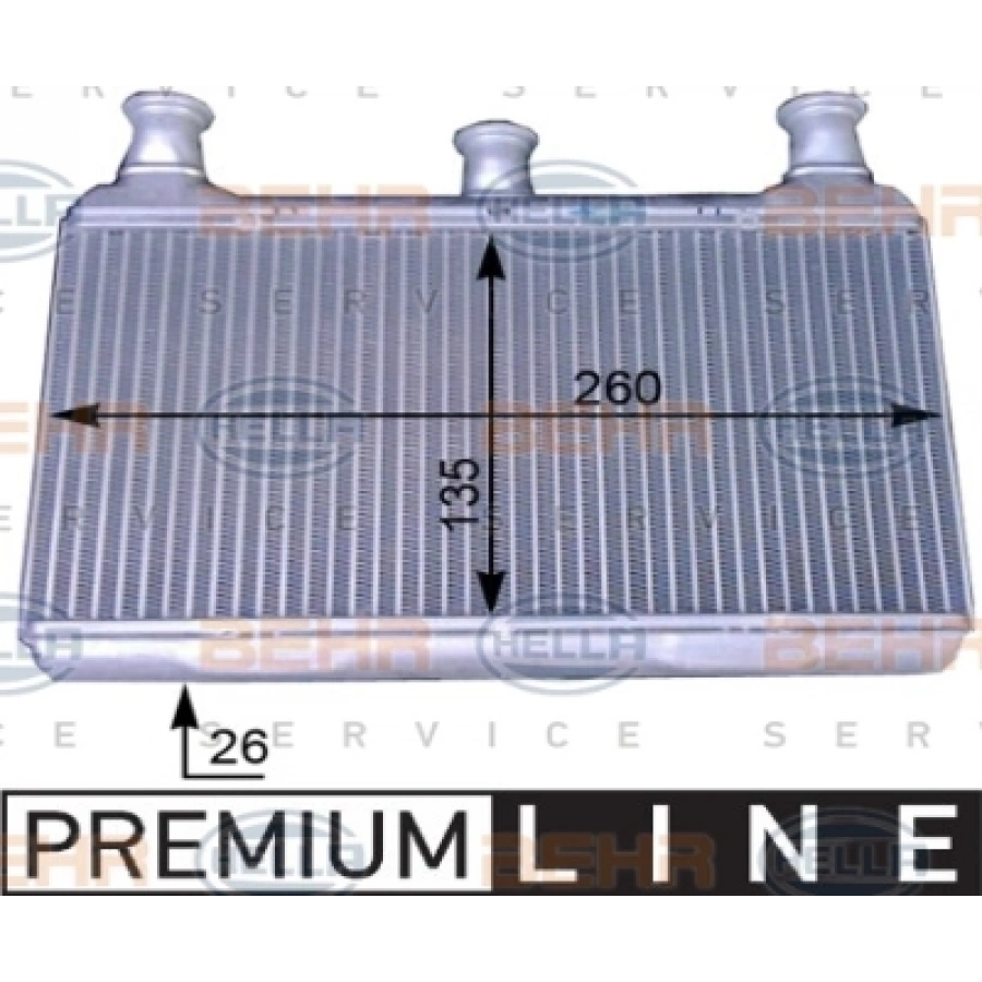KALORIFER RADYATÖRÜ E60-E60 LCI-E61 LCI-E63 LCI-E64 LCI BM 03-10