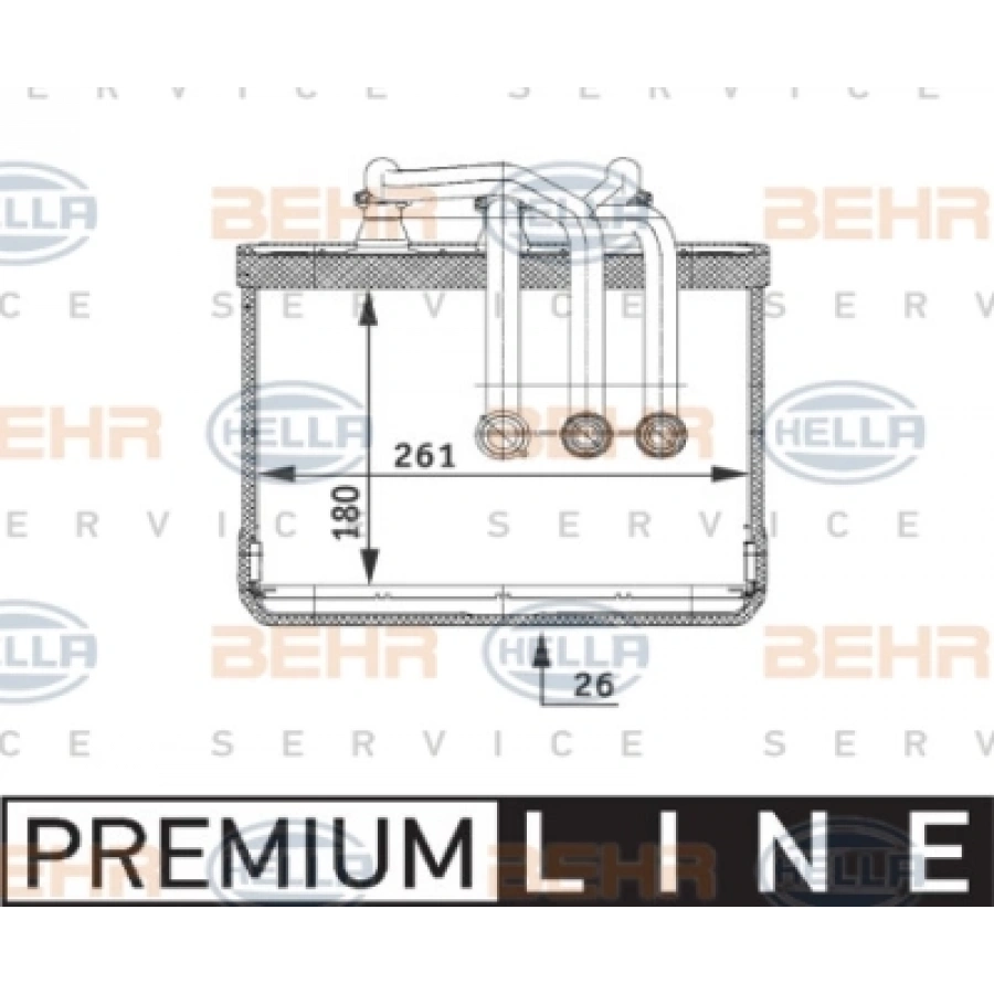 KALORIFER RADYATÖRÜ E65-E66 BM 01-07