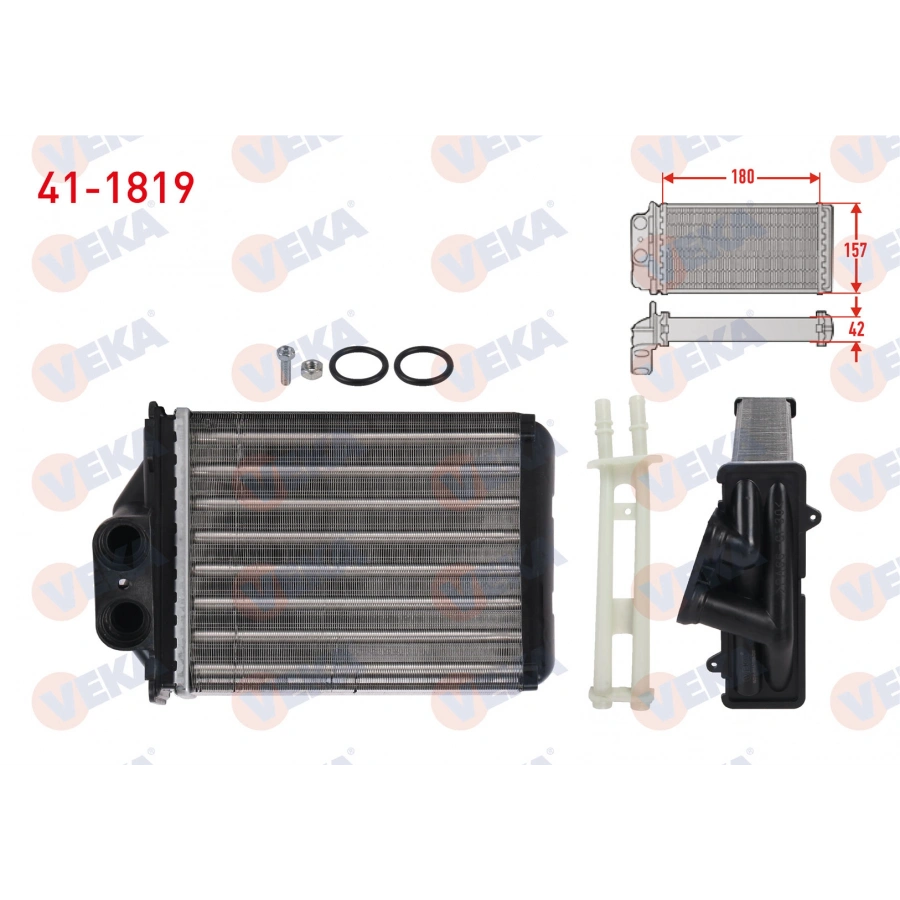 KALORIFER RADYATÖRÜ FIAT 500 / 500C / PANDA /ABARTH 500/500C BM 09-