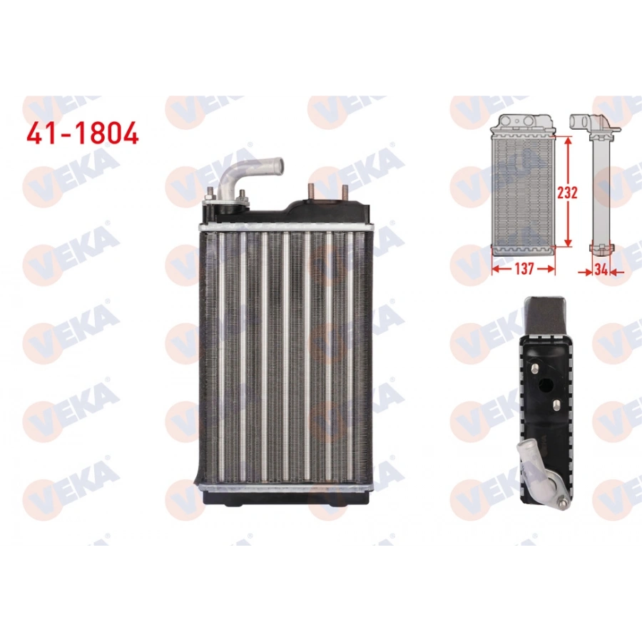 KALORIFER RADYATÖRÜ KAL 0181832AB ( PRINÇ KAZAN 2 SIRA ) DOGAN/SAHIN/KARTAL/M131 BM- 88-