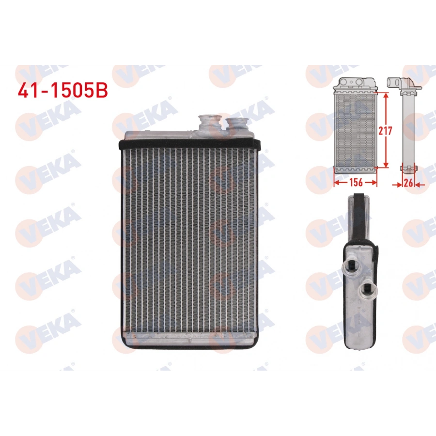 KALORIFER RADYATÖRÜ KUTU IÇI ADET 1 407 / PARTNER TEPEE / C5 III (X7) B.M 04-