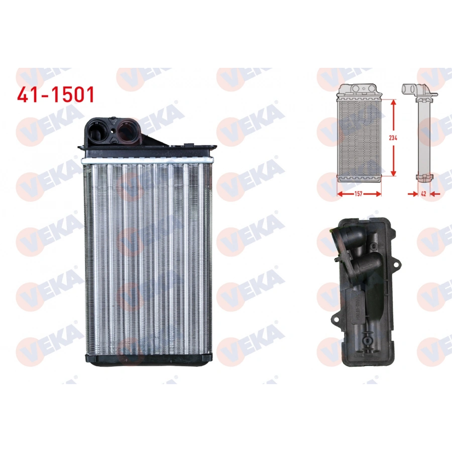 KALORIFER RADYATORU MEKANIK CITROEN C5 I (DC) 2.0 HDI 2001-2004