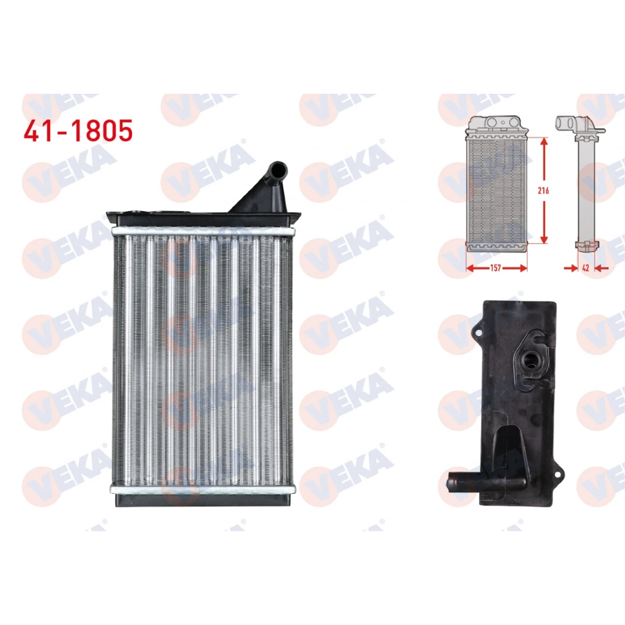 KALORIFER RADYATORU MEKANIK FIAT UNO 70 1.4i 1994-2000