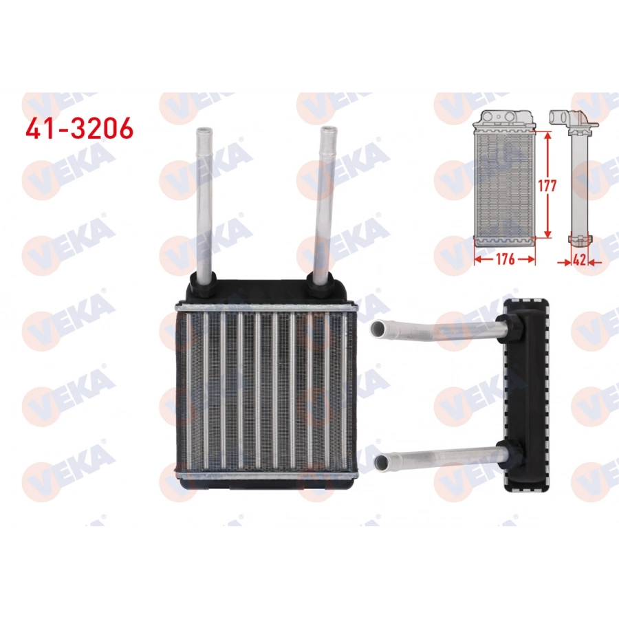 KALORIFER RADYATORU MEKANIK OPEL VECTRA A 1.4 BORULU 1988-1995