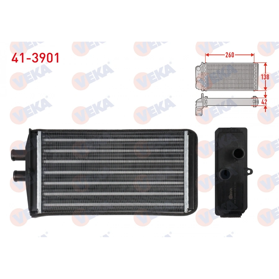 KALORIFER RADYATORU MEKANIK SKODA FELICIA (6U1) 1.3 1994-2002