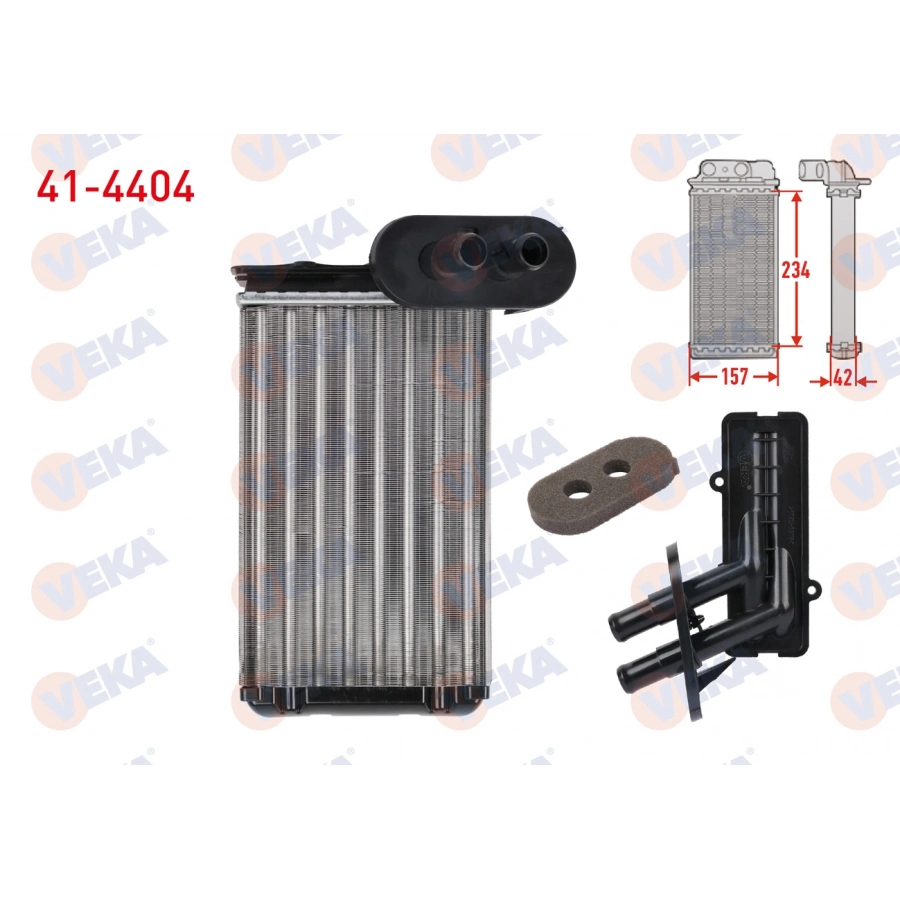 KALORIFER RADYATORU MEKANIK VOLKSWAGEN POLO (6N1) 1.4 TDI 1994-1999