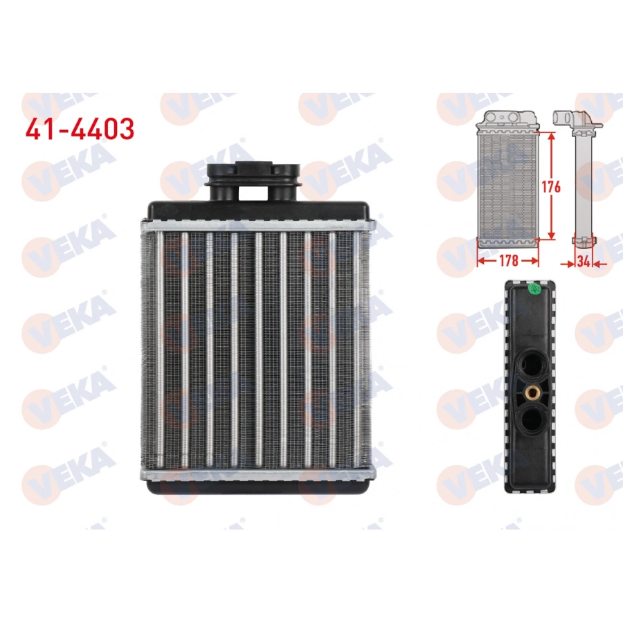 KALORIFER RADYATORU MEKANIK VOLKSWAGEN POLO (9N_) 1.4 TDI 2001-2012