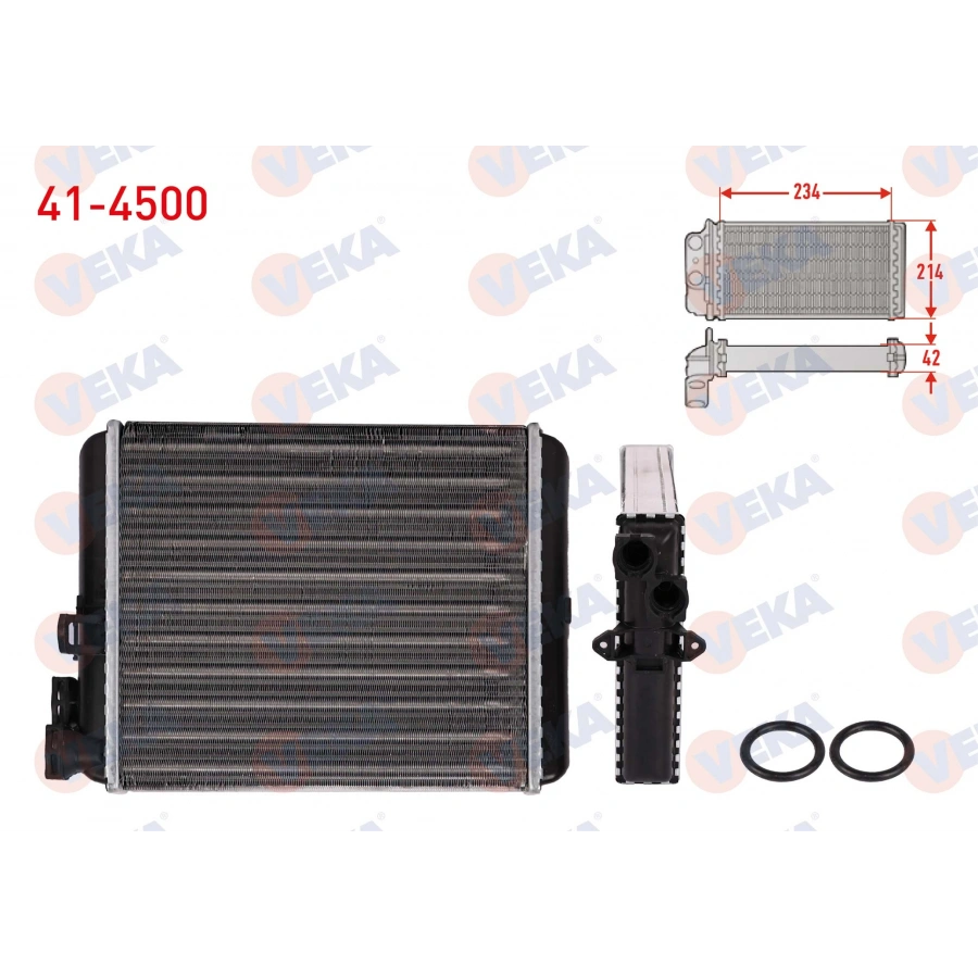 KALORIFER RADYATORU MEKANIK VOLVO S60 I 2.0 T - 2.4 D 2000-2010 / S80 I 2.0 - 2.4 D5 1998-2006 / V70 II 2.4 D 2001-2007 / XC90 I 2.5 T AWD 2002-2014