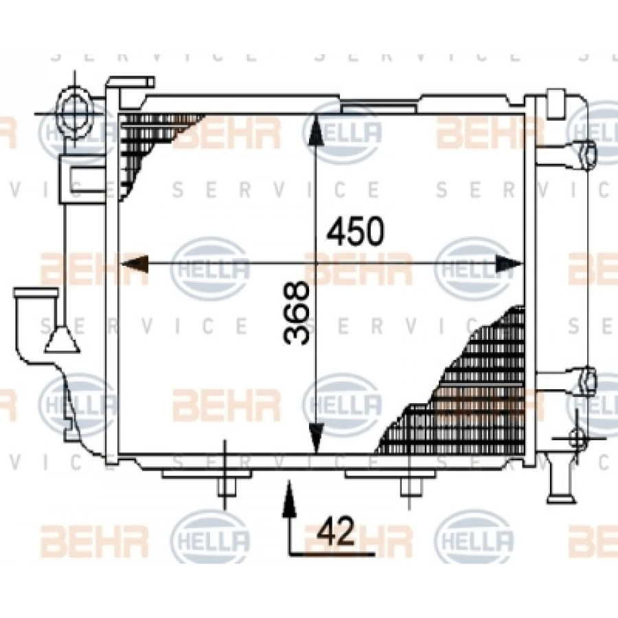 KALORIFER RADYATÖRÜ MONDEO/S-MAX BM 07-14