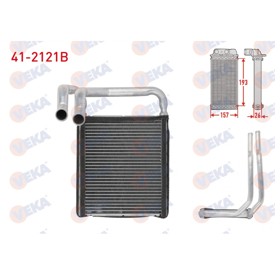 KALORIFER RADYATÖRÜ OEM DOOWON ACCENT BLUE/RIO BENZIN-DIZEL 2011-