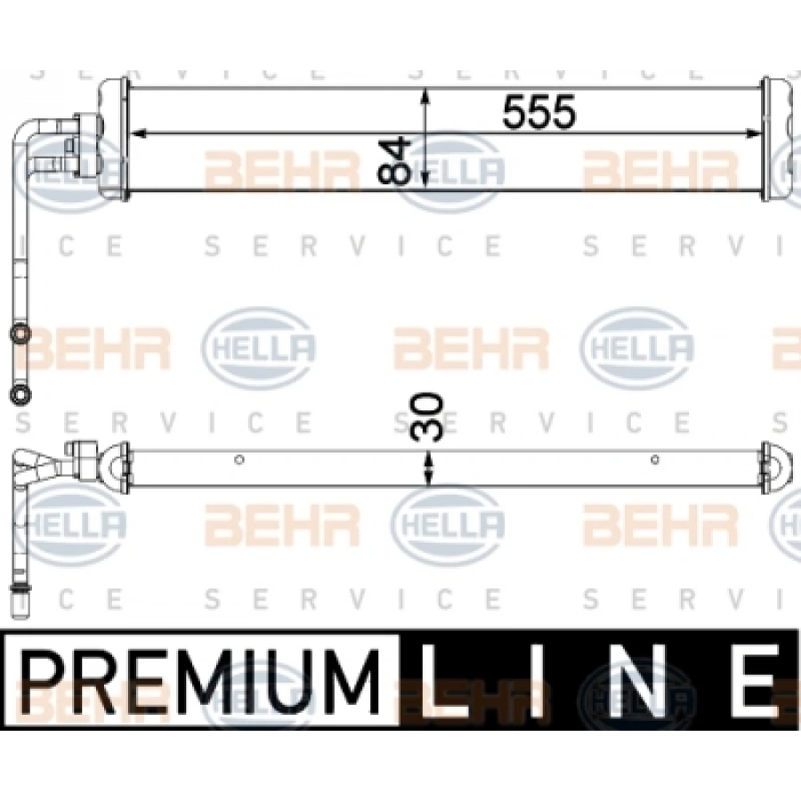 KALORIFER RADYATÖRÜ R19/CLIO/KANGO/MEGAN I BM 96-