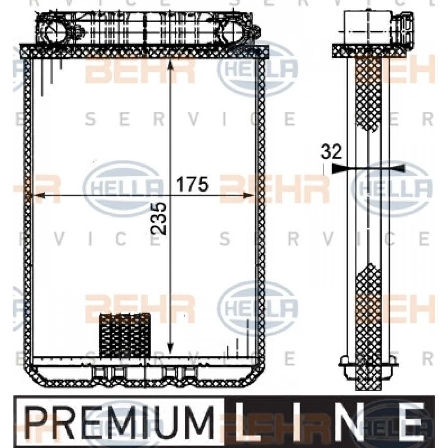 KALORIFER RADYATÖRÜ W203-209-230 BM 00-