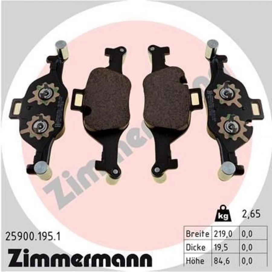 KAMPANA BALATA BMW 3 E36 90>99 228×40