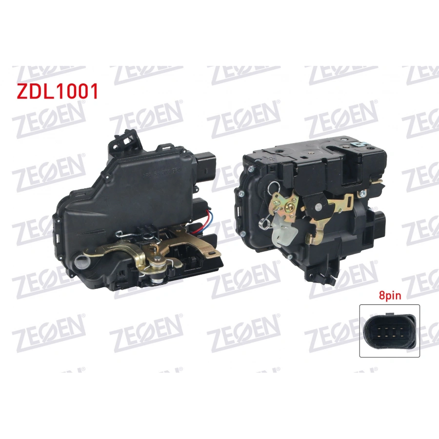 KAPI KILIDI MOTORLU SAG ON 8 PIN VOLKSWAGEN GOLF IV - PASSAT - BORA 1997-2005/ SEAT LEON 1999-2006