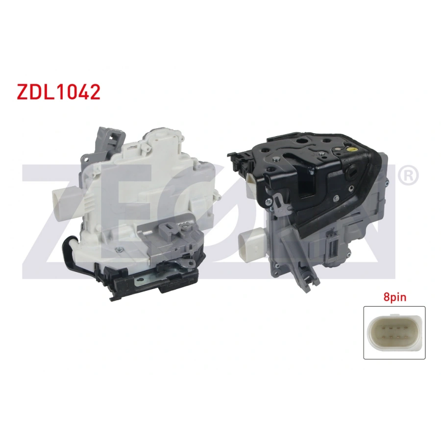 KAPI KILIDI SOL ARKA 8 PIN VOLKSWAGEN PASSAT 2005-2012 TIGUAN 2007-2016/ AUDI A4 - Q7 2006-2015/ SKODA SUPERB 2010-2015