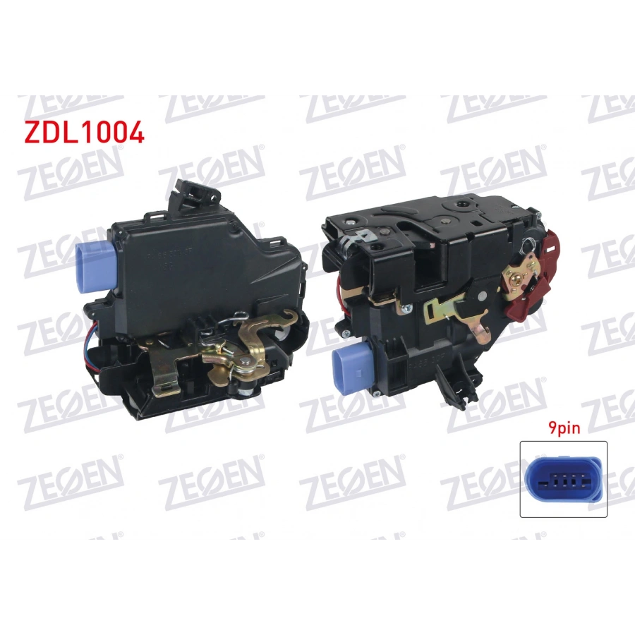 KAPI KILIDI MOTORLU SOL ON 9 PIN VOLKSWAGEN GOLF V - CADDY III - JETTA III - TOUAREG - TOURAN 2003-2015/ SKODA OCTAVIA 2004-2012/ SEAT TOLEDO III - ALTEA 2004-