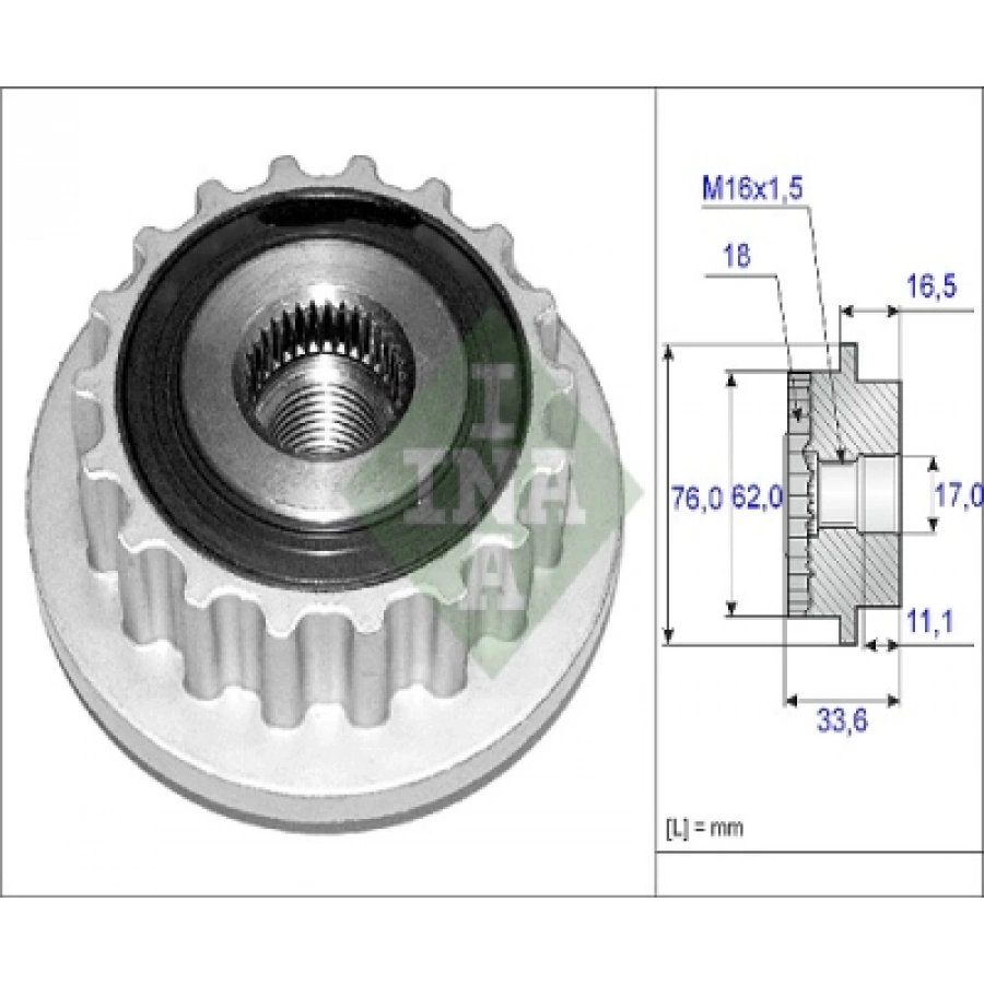 KAPLIN 56328 / T36179 T5-TOUAREG AXD-AXE-BAC 2,5 TDI 04-10