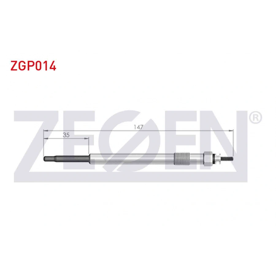 KIZDIRMA BUJI 11,5V CITROEN JUMPER III 2.2HDI 2006-2014 / PEUGEOT BOXER III 2.2HDI 2006-2014 / FORD TRANSIT (V347) 2.2TDCI 2006-2014 / MONDEO III 2.0 TDCI 2000-2007 / JAGUAR X-TYPE 2.0D 2006-2009