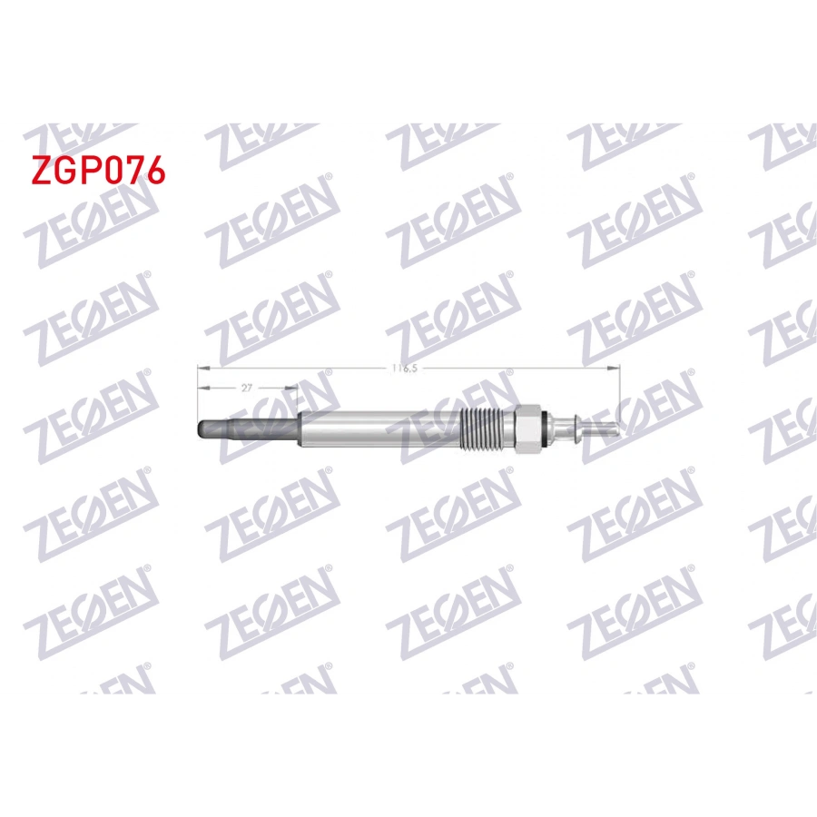 KIZDIRMA BUJI 11,5V MERCEDES (W202, W210, W463, W140) OM605, OM606