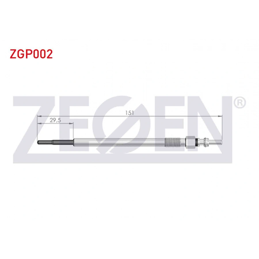 KIZDIRMA BUJI 11V ALFA ROMEO 147 (937) 1.9JTD 2001-2010 / ALFA ROMEO 156 (932) 1.9JTDM 1997-2005 / ALFA ROMEO 159 (939) 1.9JTDM 2006-2011 / OPEL VECTRA C 1.9CDTI 2002-2008 (Z19DTH)