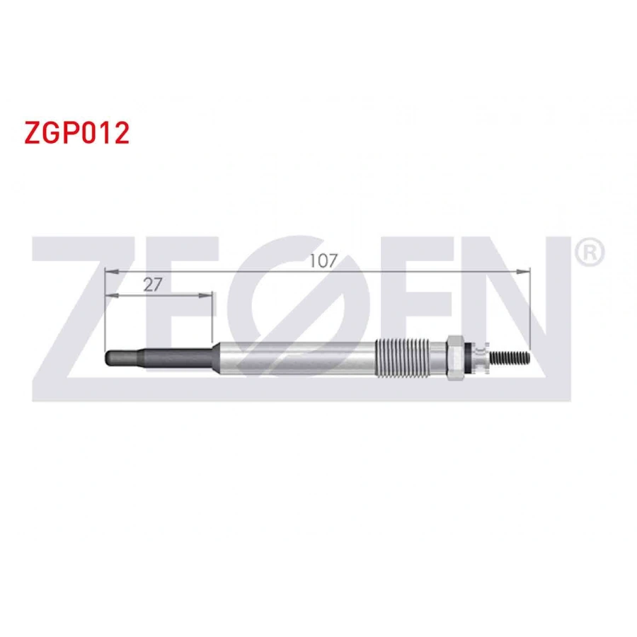 KIZDIRMA BUJI 11V CITROEN BERLINGO 2.0HDI 1996-2008 / PEUGEOT PARTNER (5,5F) 2.0HDI 1996-2008 / 307 (3A/C) 2.0HDI 2000-2007 (DW10)