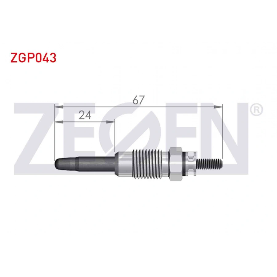 KIZDIRMA BUJI 11V CITROEN BERLINGO (MF) 1.9D 1996-2008 / CITROEN JUMPER I 1.9TD 1994-2002 / FIAT DUCATO (230) 1.9TD 1994-2002 / PEUGEOT PARTNER (5,5F) 1.9D 1996-2008 (XUD9A)